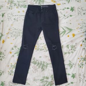 GAP always skinny black (sz 0/25)